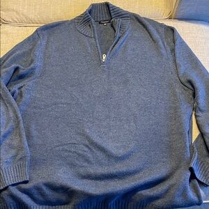 croft & barrow Men's Zip-Up Sweater in Blue